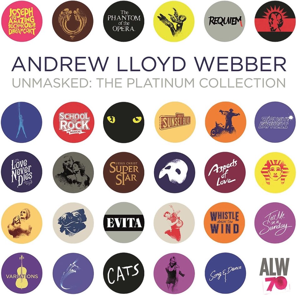 Andrew Lloyd Webber - Unmasked: The Platinum Collection Limited Edition, 5 LPs