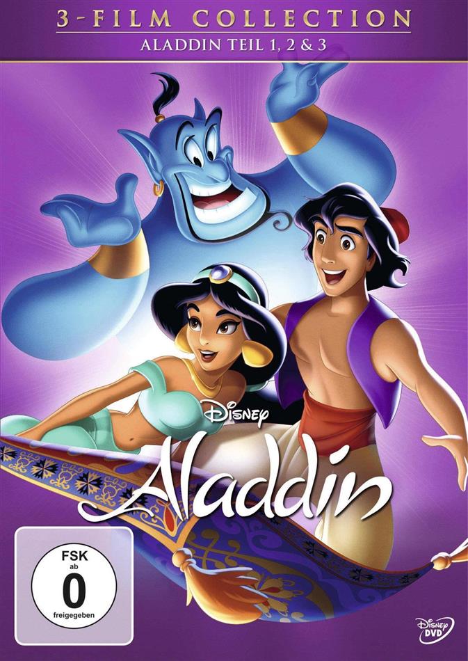 Aladdin: 3-Film Collection - Aladdin (1992) / Aladdin - Dschafars Rückkehr (1994) / Aladdin und der König der Diebe (1996) 3 DVDs