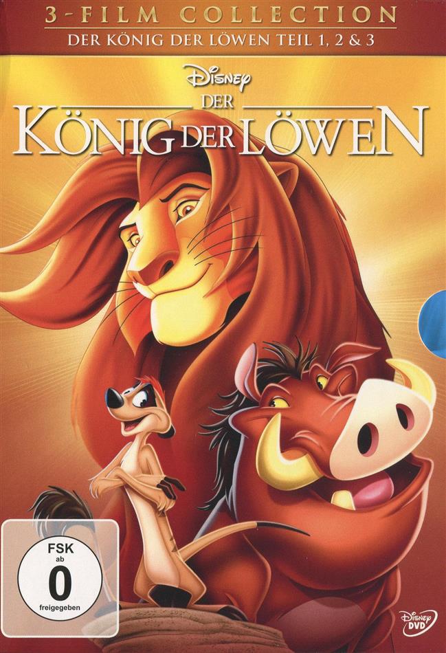 Der König der Löwen - Teil 1-3 3 DVDs