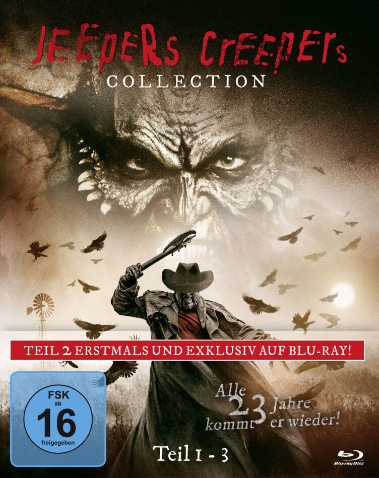 Jeepers Creepers 1-3 - Collection Limited Edition, 3 Blu-rays