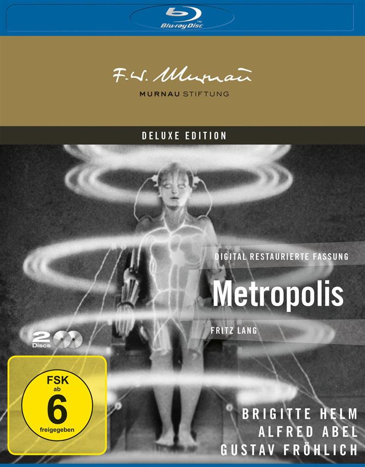 Metropolis (1927) F. W. Murnau Stiftung, s/w, Deluxe Edition, 2 Blu-rays