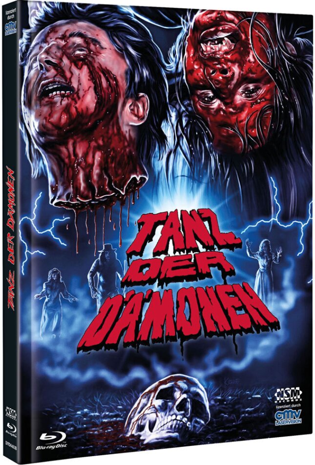 Tanz der Dämonen (1990) Cover B, Limited Edition, Mediabook, Blu-ray + DVD