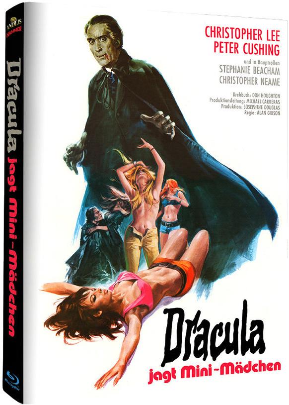 Dracula jagt Mini-Mädchen (1972) Hammer Edition, Cover B, Édition Limitée, Mediabook