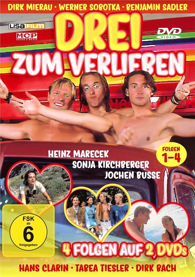 Drei zum Verlieben - Folgen 1-4 2 DVDs