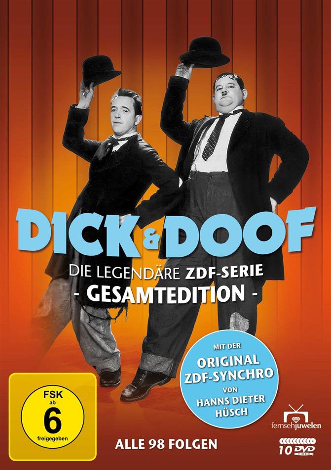 Dick und Doof - Die Original ZDF-Serie Gesamtedition Fernsehjuwelen, 10 DVDs