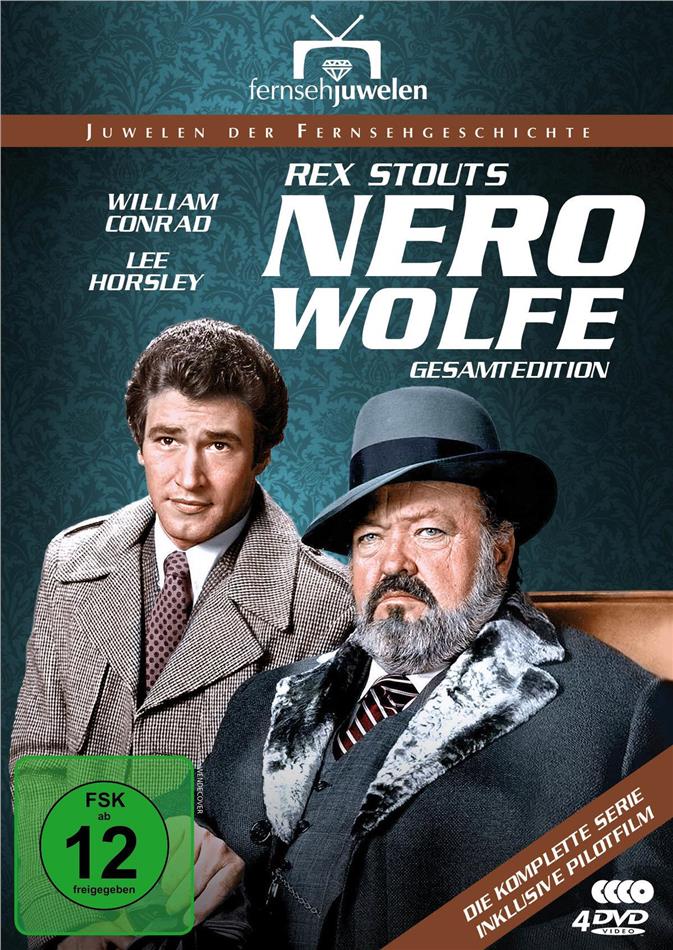 Nero Wolfe - Alle 14 Folgen plus Pilotfilm Fernsehjuwelen, 4 DVDs