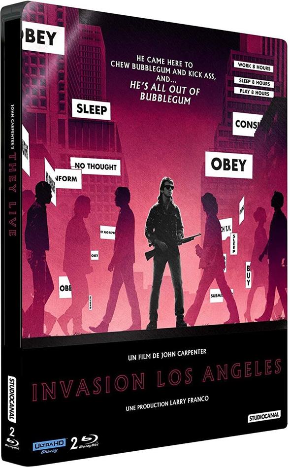 Invasion Los Angeles (1988) Édition Limitée, Steelbook, 4K Ultra HD + 2 Blu-ray
