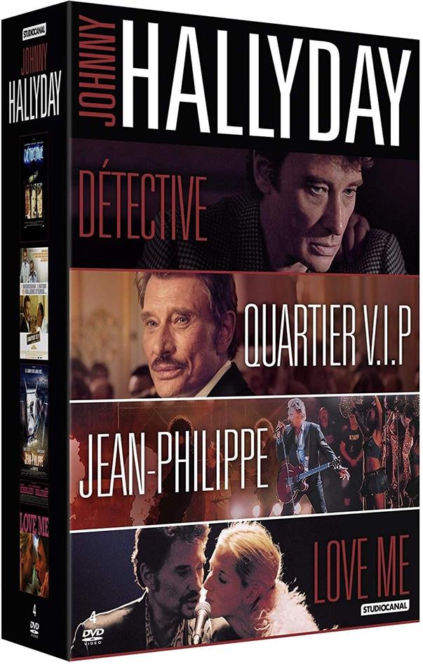Johnny Hallyday - Détective / Quartier V.I.P / Jean-Philippe / Love Me 4 DVDs