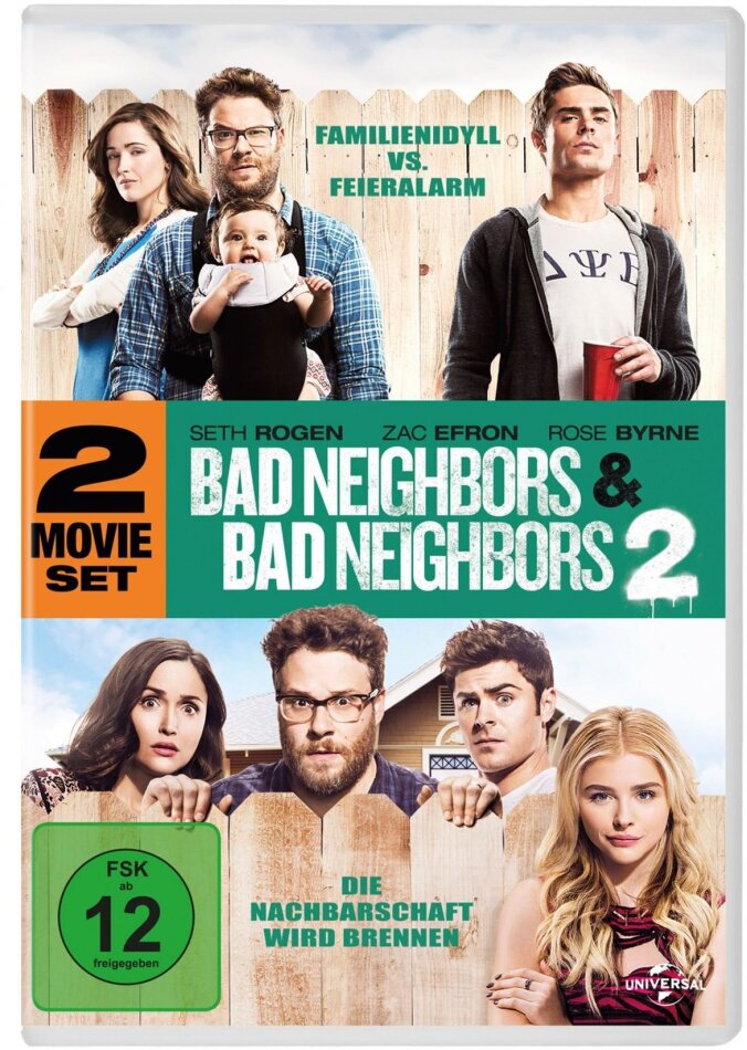 Bad Neighbors / Bad Neighbors 2 2 DVDs