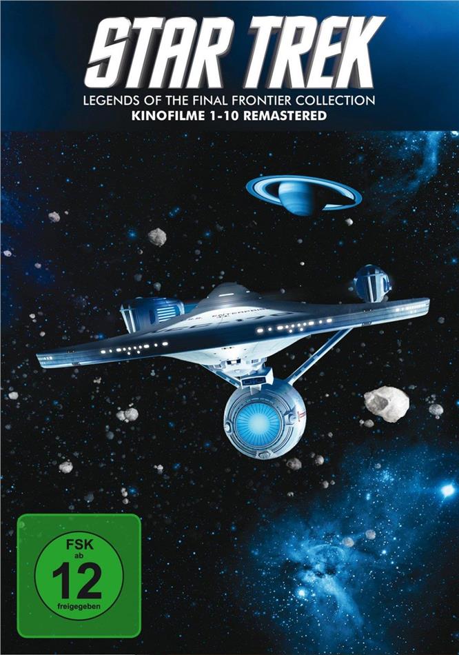Star Trek 1-10 Remastered, 10 DVDs
