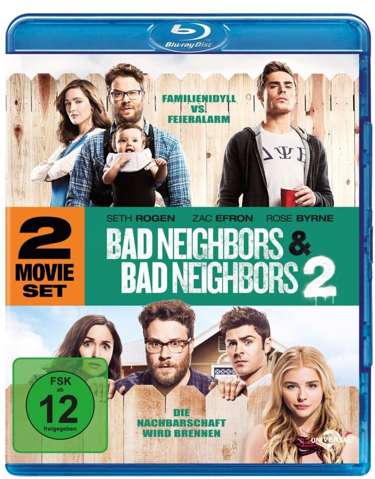Bad Neighbors / Bad Neighbors 2 2 Blu-rays