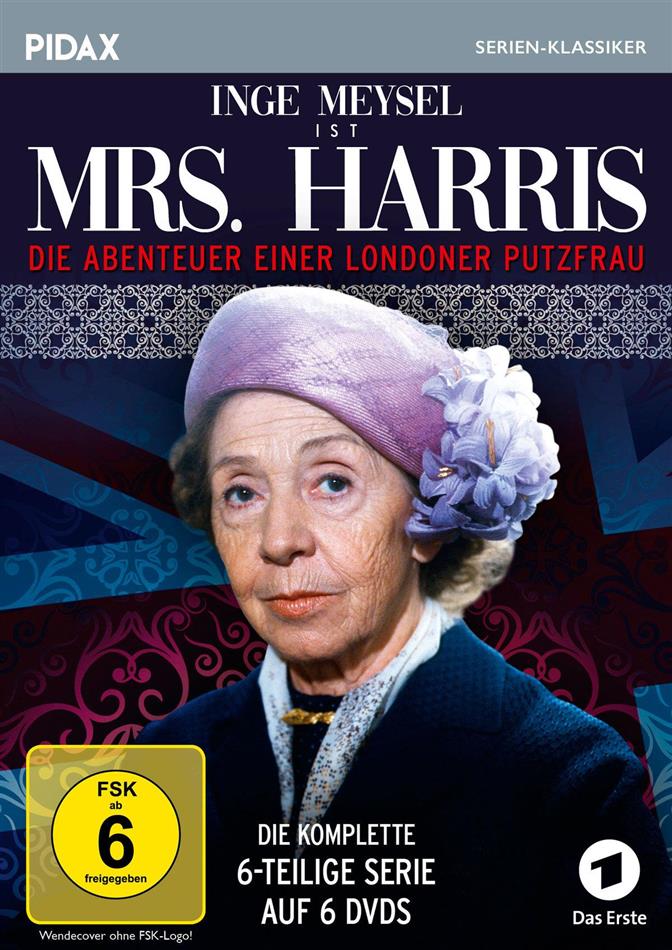 Mrs. Harris - Die Abenteuer einer Londoner Putzfrau - Die komplette Serie Pidax Serien-Klassiker, 6 DVDs