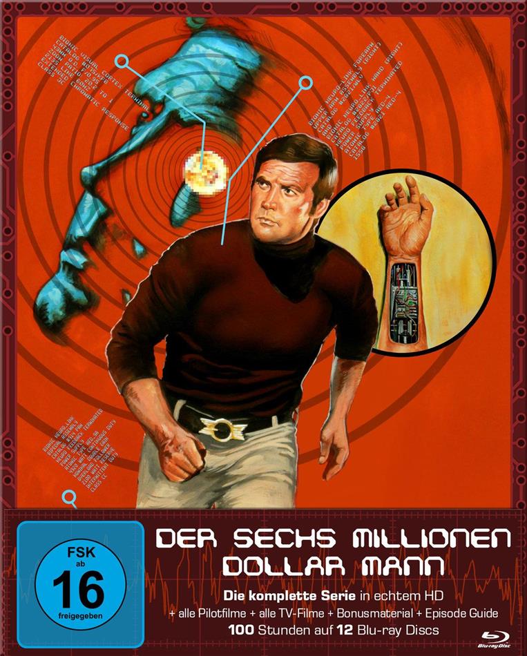 Der Sechs Millionen Dollar Mann - Die komplette Serie 12 Blu-rays