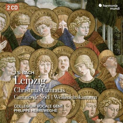 Mark Padmore, Carolyn Sampson, Ingeborg Danz, Dorothee Blotzky-Mields, Collegium Vocale Gent, &hellip; - Leipzige - Weihnachtskantaten, Christmas Cantatas (2018 Reissue, 2 CDs)