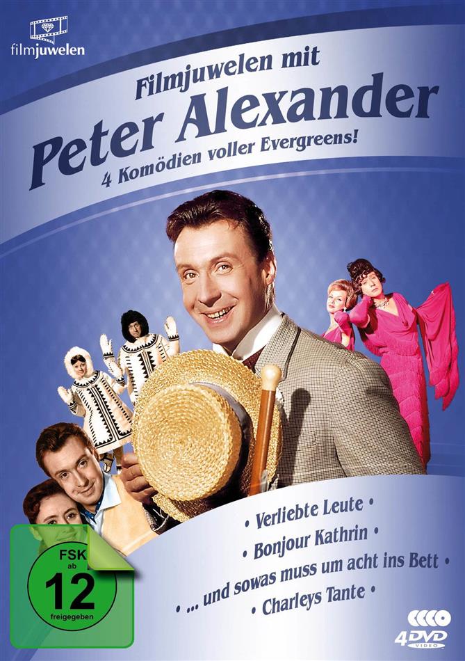 Filmjuwelen mit Peter Alexander - 4 Komödien voller Evergreens! 4 DVDs