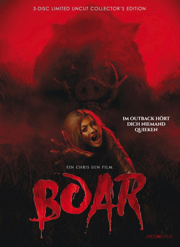 Boar (2017) Cover B, Collector's Edition, Limited Edition, Mediabook, Uncut, Blu-ray + 2 DVDs