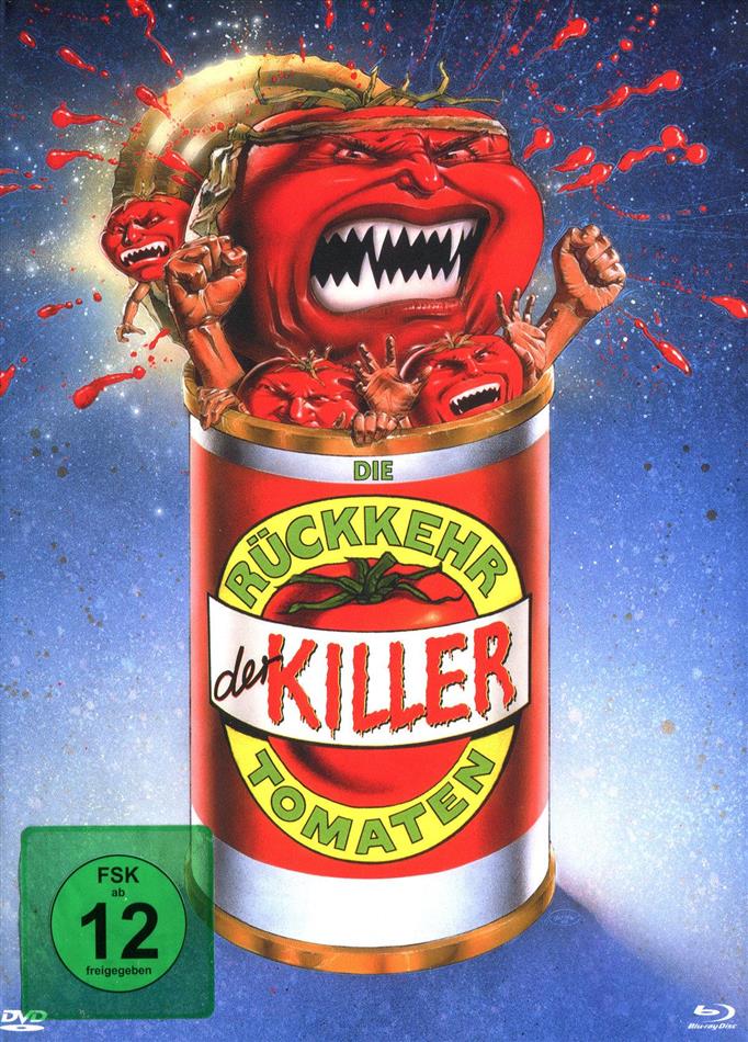 Die Rückkehr der Killertomaten (1988) Cover A, Limited Edition, Mediabook, Blu-ray + DVD