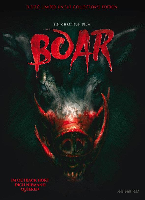 Boar (2017) Cover D, Collector's Edition, Limited Edition, Mediabook, Uncut, Blu-ray + 2 DVDs