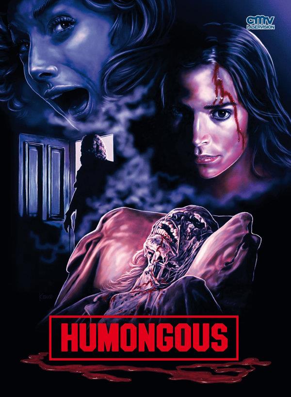 Humongous (1982) Cover B, Limited Edition, Mediabook, Uncut, Blu-ray + DVD