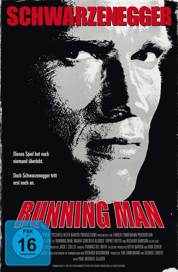 Running Man (1987) VHS-Edition, Limited Edition, Uncut, 2 Blu-rays
