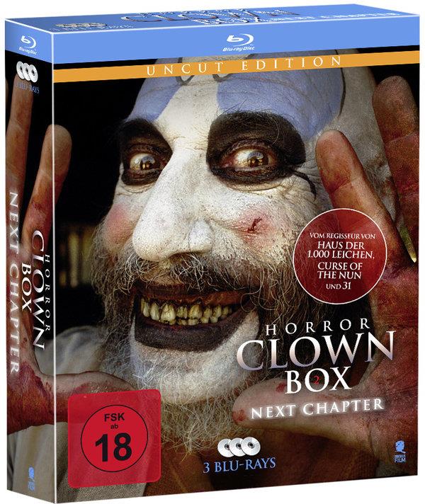 Horror Clown Box 2 Uncut, 3 Blu-rays