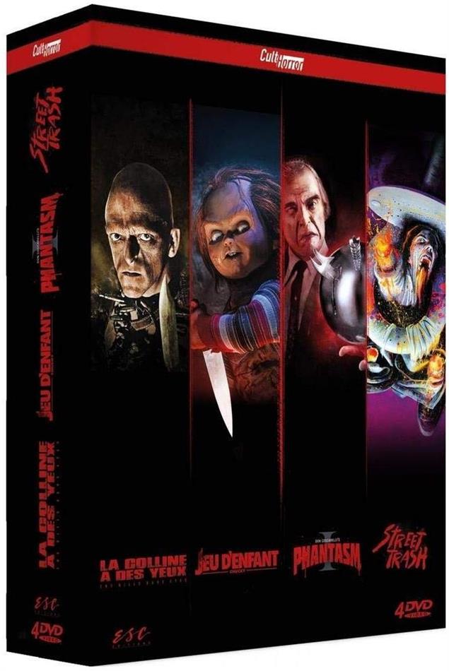 Cult'Horror - La colline a des yeux / Chucky - Jeu d'enfant / Phantasm / Street Trash 4 DVD