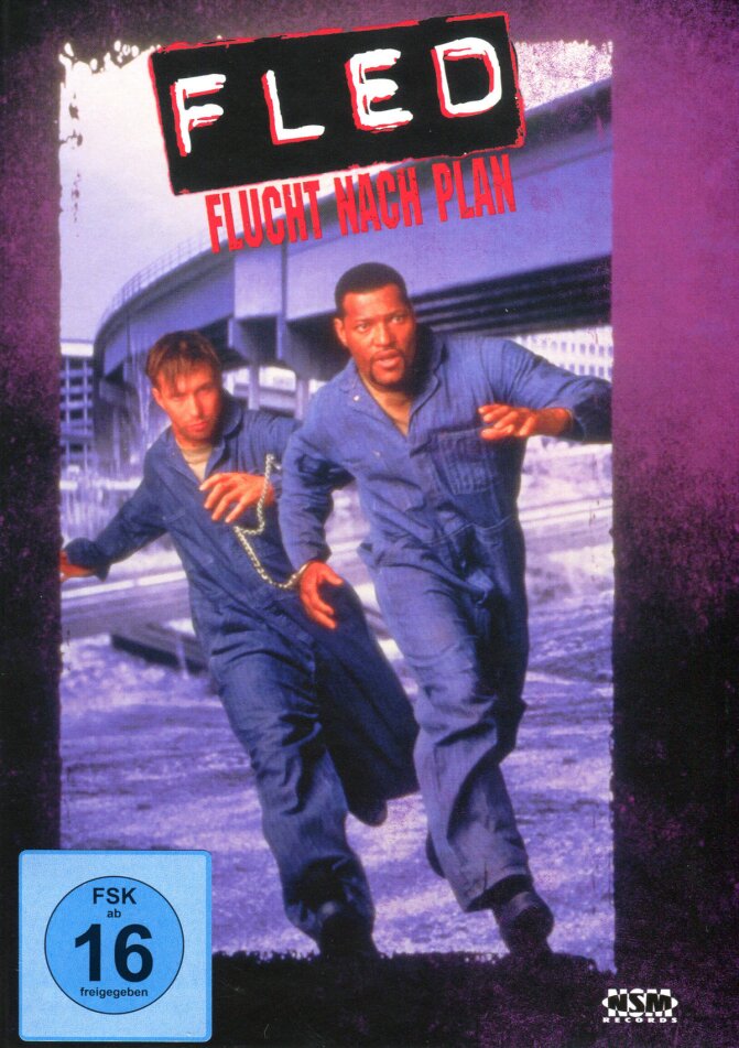 Fled - Flucht nach Plan (1996) Cover B, Limited Edition, Mediabook, Blu-ray + DVD