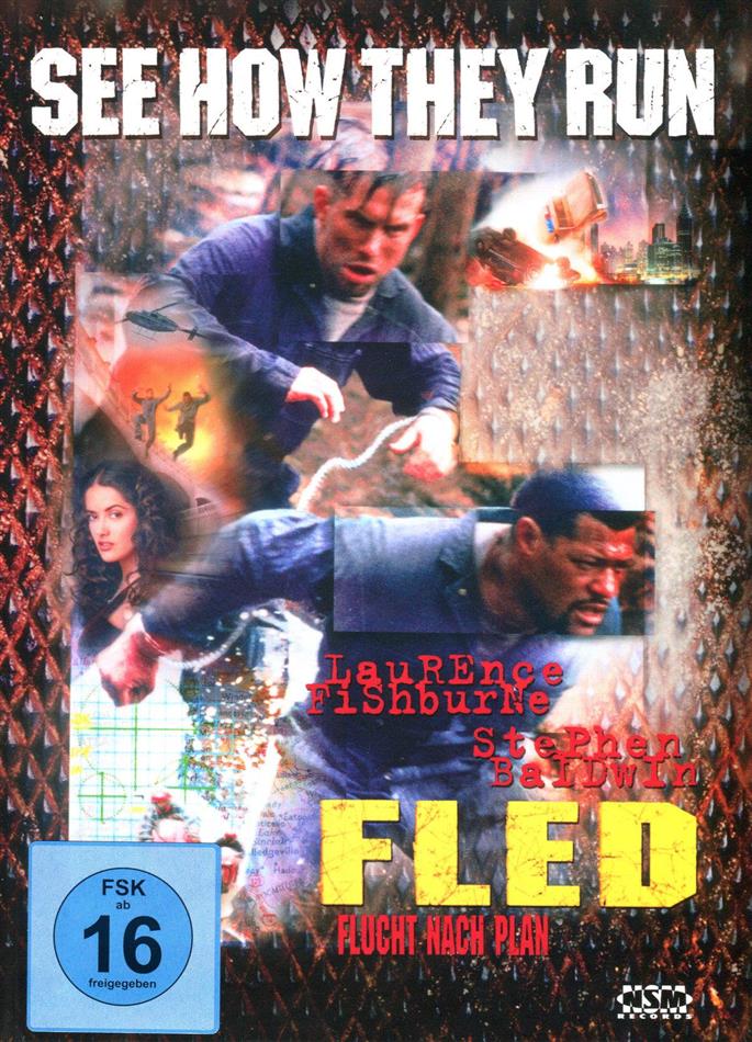 Fled - Flucht nach Plan (1996) Cover C, Limited Edition, Mediabook, Blu-ray + DVD