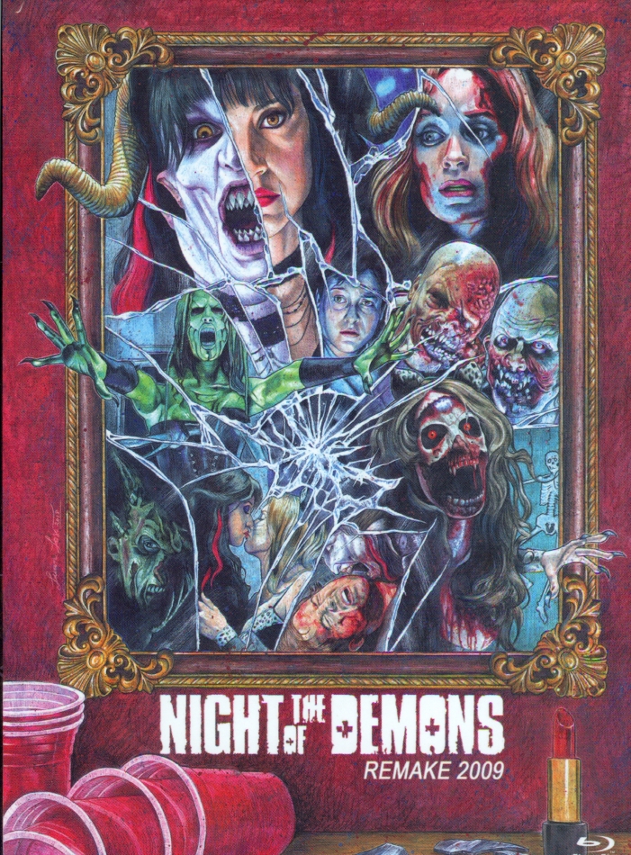 Night of the Demons (2009) Cover A, Limited Edition, Mediabook, Uncut, Blu-ray + DVD