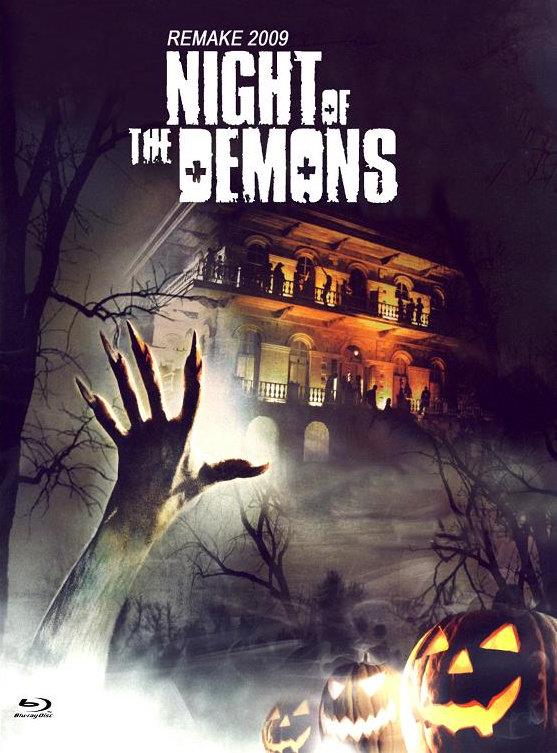 Night of the Demons (2009) Cover B, Limited Edition, Mediabook, Blu-ray + DVD
