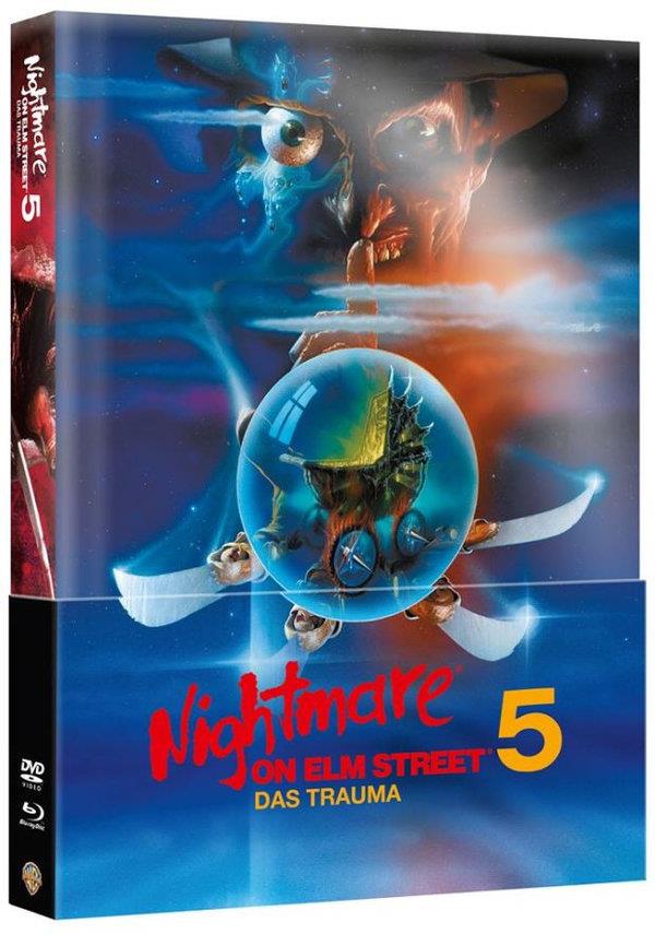 Nightmare on Elm Street 5 - Das Trauma (1989) Wattiert, Limited Edition, Mediabook, Blu-ray + DVD