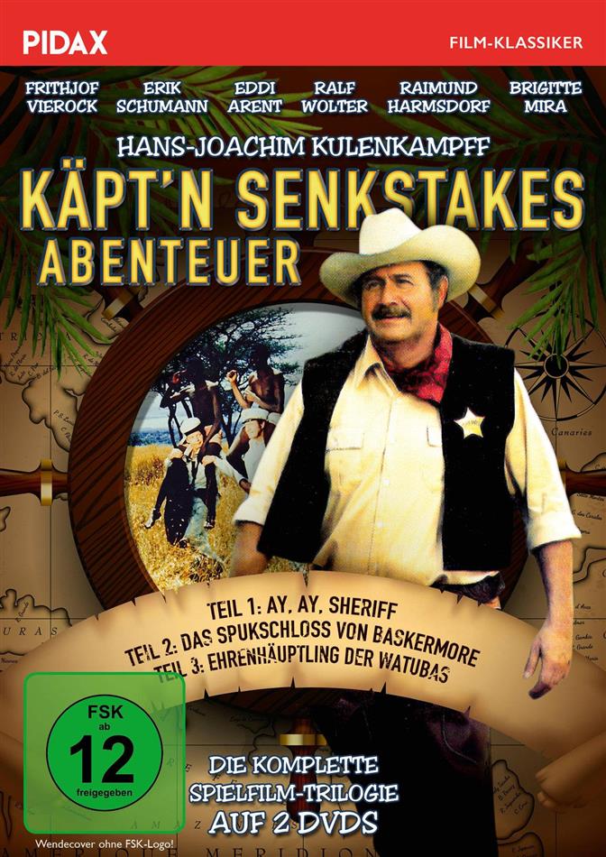Käpt'n Senkstakes Abenteuer - Die komplette Spielfilm-Trilogie (1976) Pidax Film-Klassiker, Pidax film klassiker, 2 DVDs