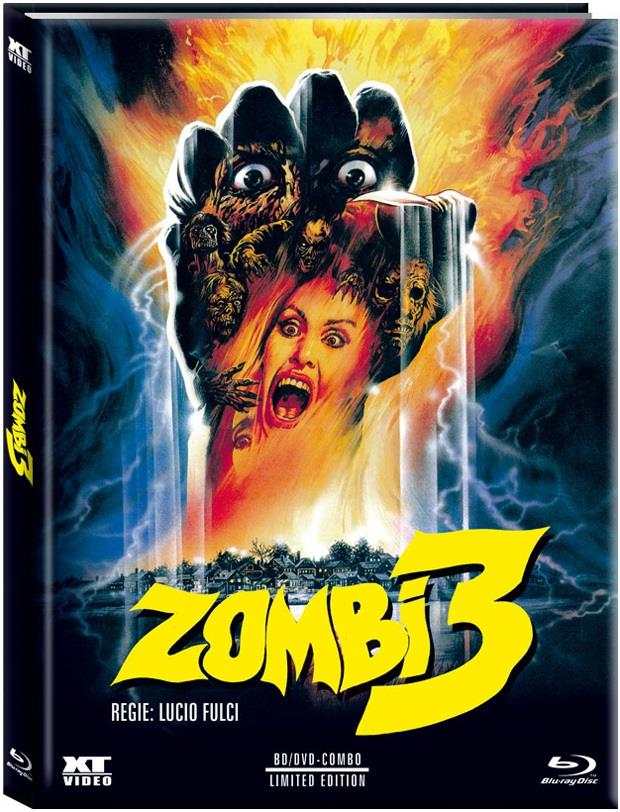 Zombi 3 (1988) Cover A, Limited Edition, Mediabook, Blu-ray + DVD