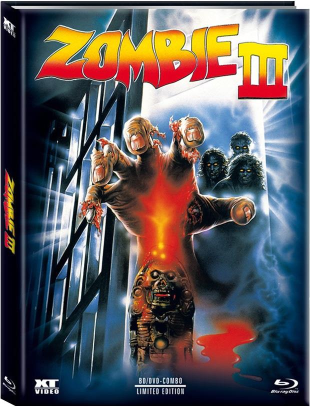Zombi 3 (1988) Cover B, Limited Edition, Mediabook, Blu-ray + DVD