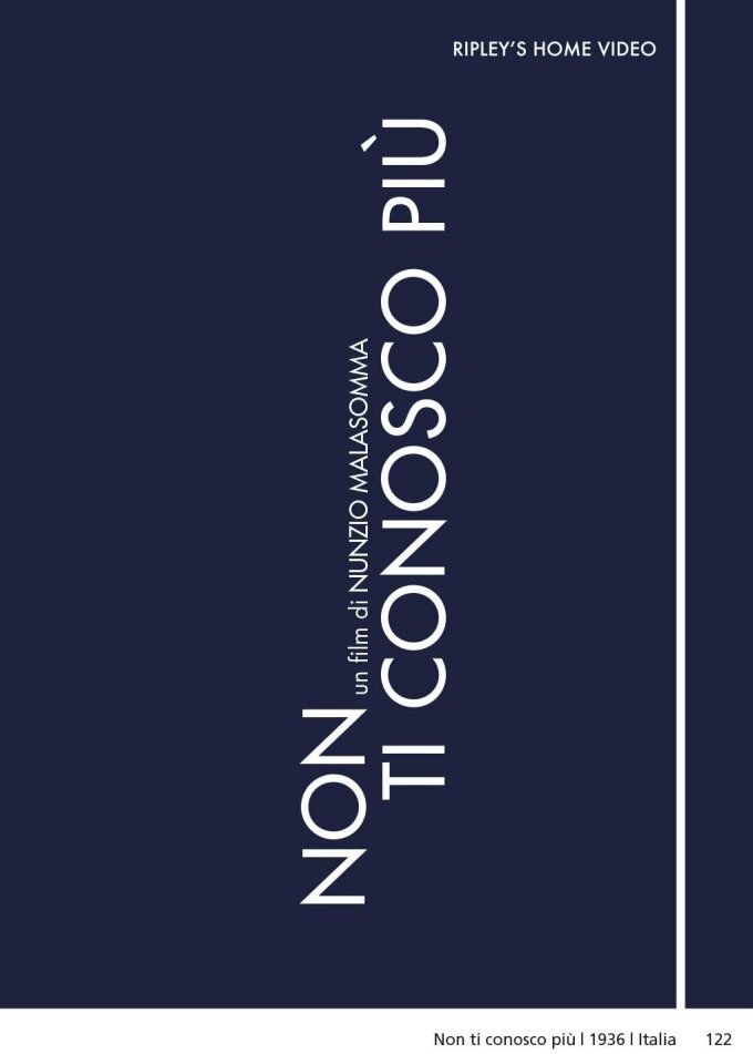 Non ti conosco più (1936) s/w