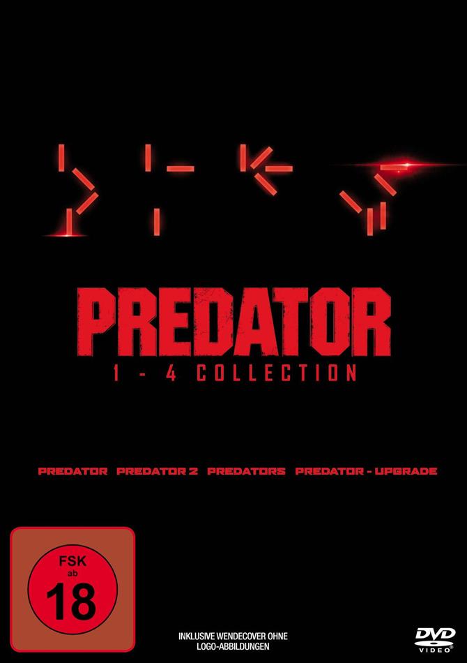 Predator 1-4 4 DVDs