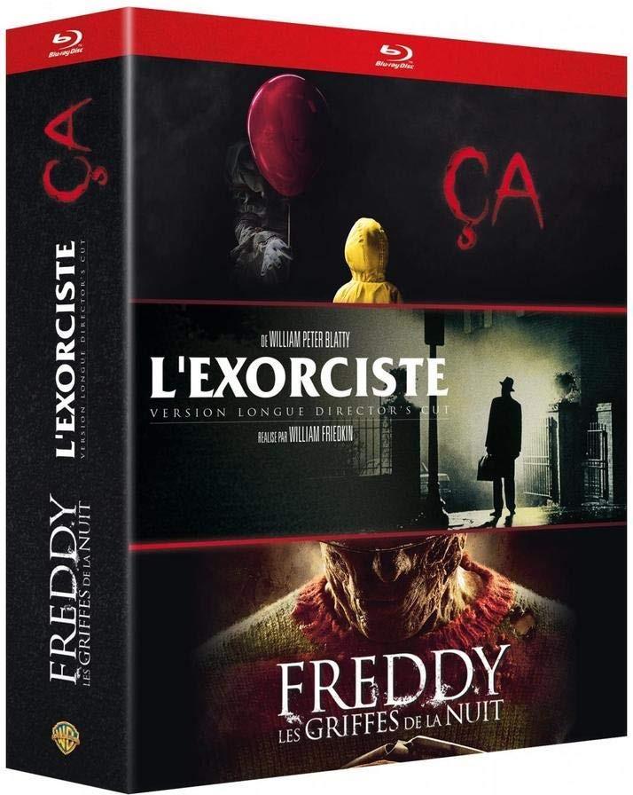 Ça (2017) / Les griffes de la nuit (1984) / L'Exorciste (1973) 3 Blu-rays