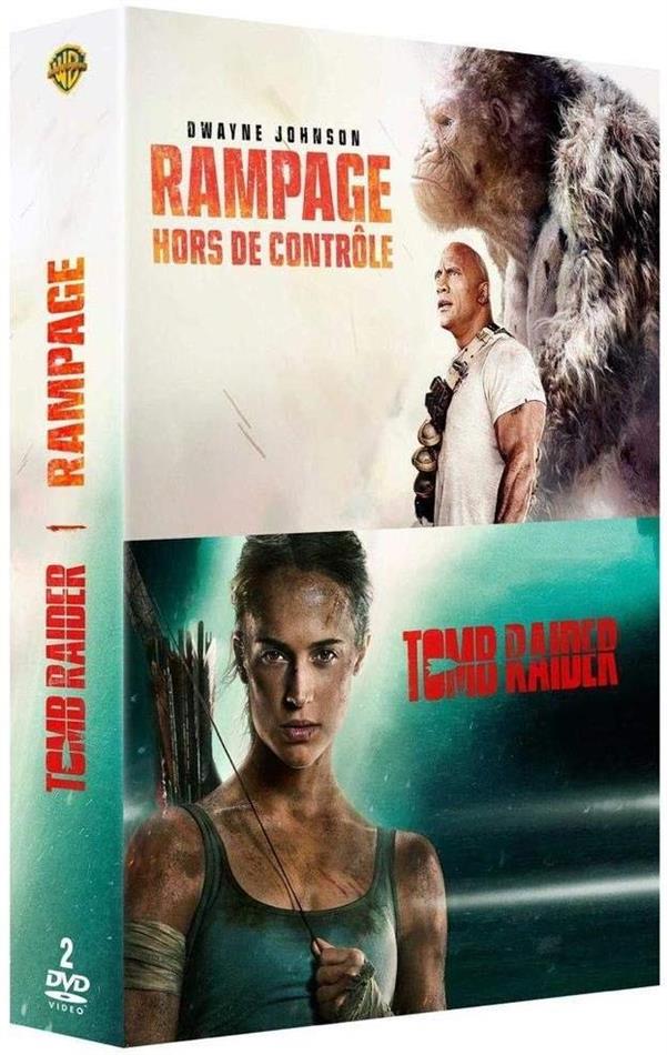 Rampage (2018) / Tomb Raider (2018) 2 DVDs