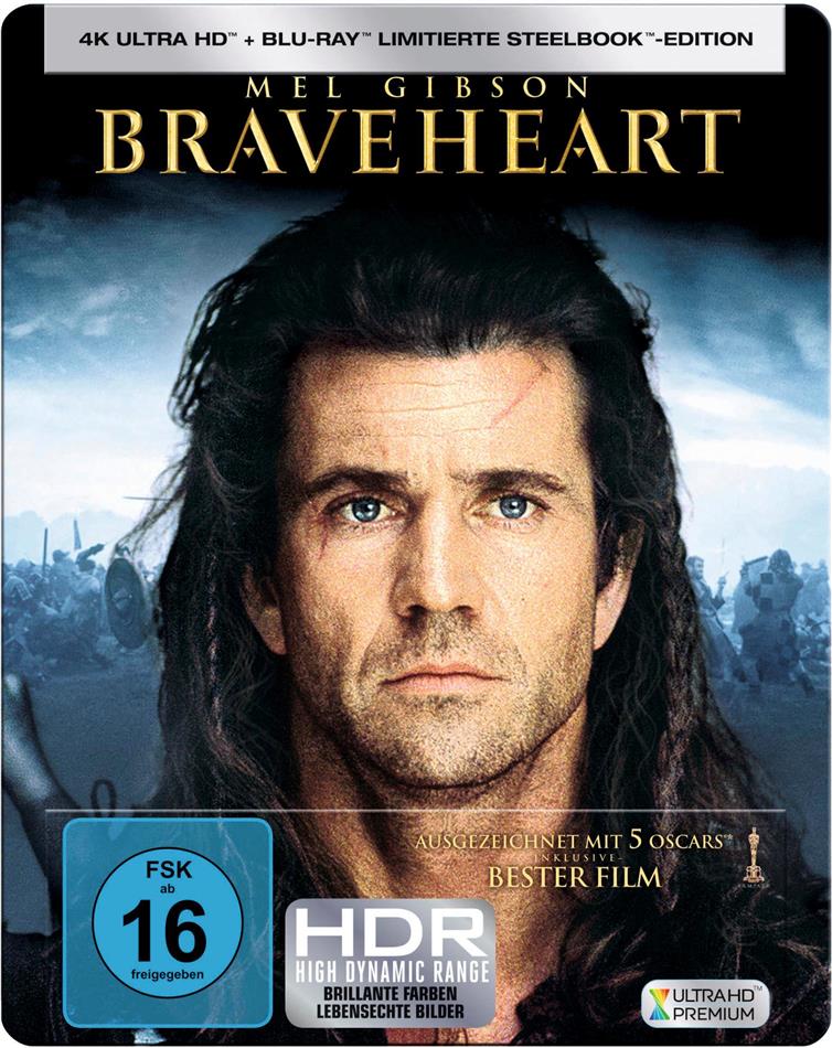 Braveheart (1995) Limited Edition, Steelbook, 4K Ultra HD + Blu-ray