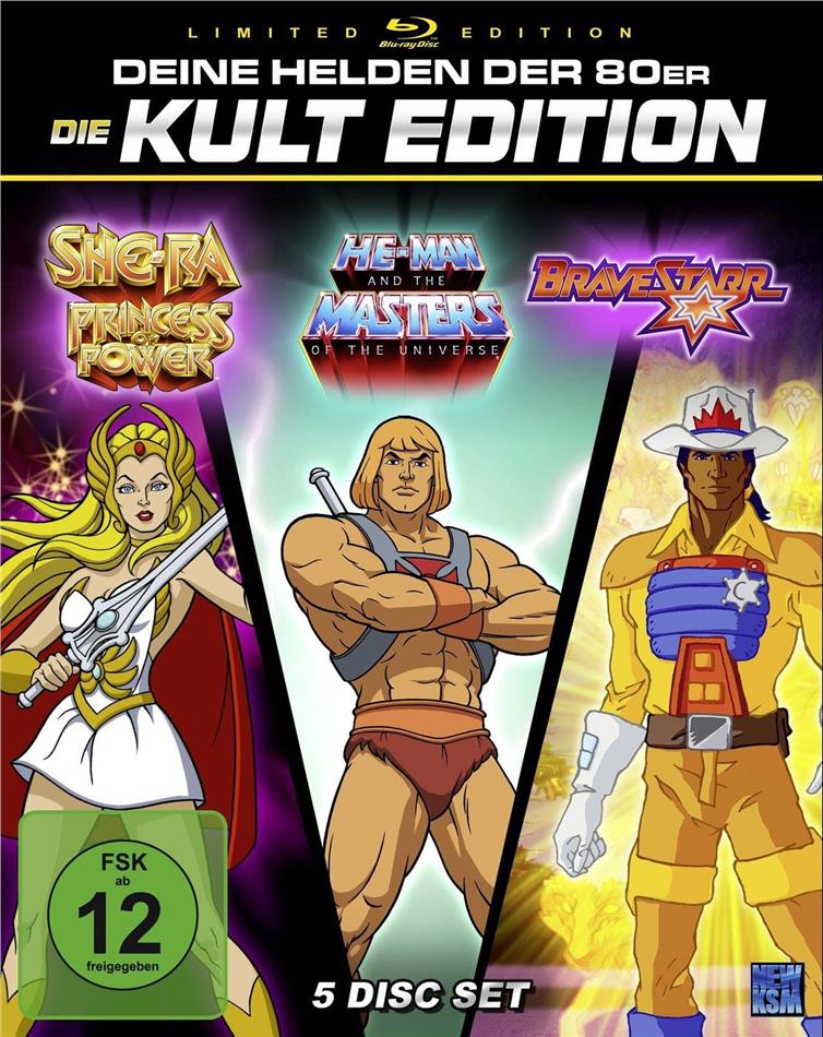 He-Man / She-Ra / BraveStarr - Deine Helden der 80er - Die Kult Edition Limited Edition, 5 Blu-rays