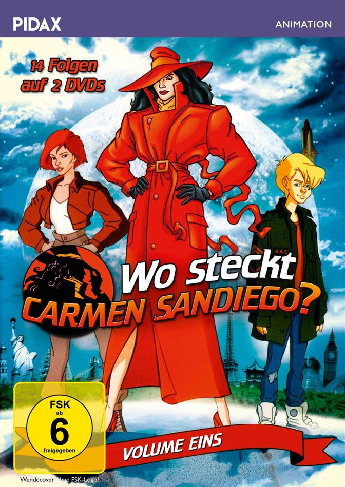 Wo steckt Carmen Sandiego? - Vol. 1 Pidax Animation, 2 DVDs
