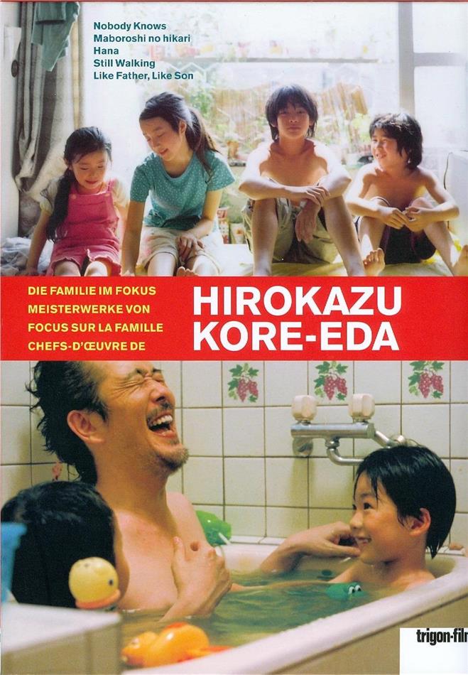 Hirokazu Kore-Eda - Die Familie im Fokus / Focus sur la famille: Meisterwerke von / Chefs d'œuvre de Hirokazu Kore-Eda Trigon-Film, Limited Edition, 5 DVDs + Buch