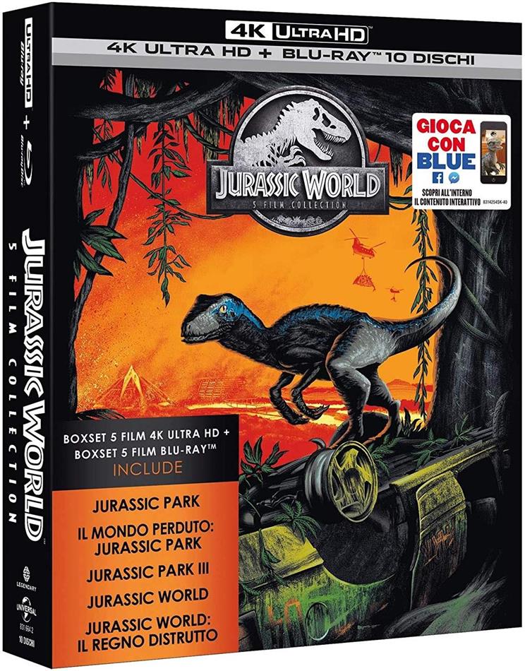 Jurassic World - 5-Movie Collection 5 4K Ultra HDs + 5 Blu-rays