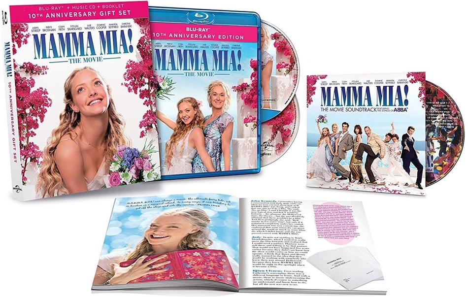 Mamma Mia! - 10th Anniversary Gift Set (2008) Blu-ray + CD + Booklet