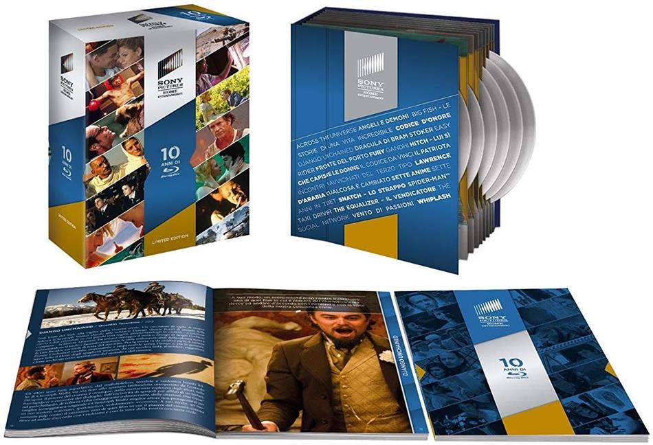 10 Anni di Blu-Ray Sony Limited Edition, 25 Blu-rays + Buch
