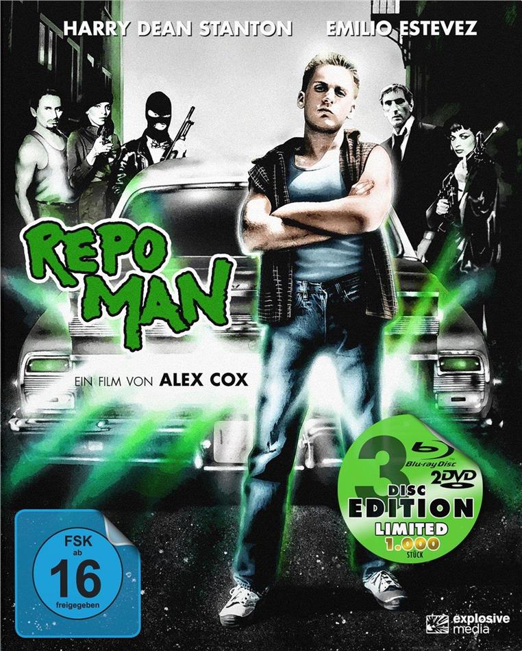 Repo Man (1984) Limited Edition, Mediabook, Blu-ray + 2 DVDs
