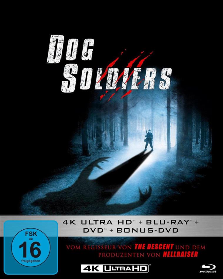 Dog Soldiers (2002) Mediabook, 4K Ultra HD + Blu-ray + 2 DVDs