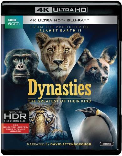 Dynasties - The Greatest of their Kind (2018) BBC Earth, 2 4K Ultra HDs + 2 Blu-rays