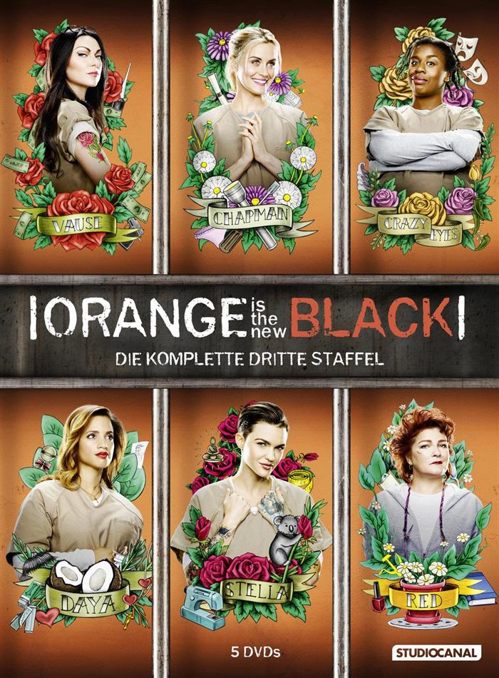 Orange is the new Black - Staffel 3 Neuauflage, 5 DVDs