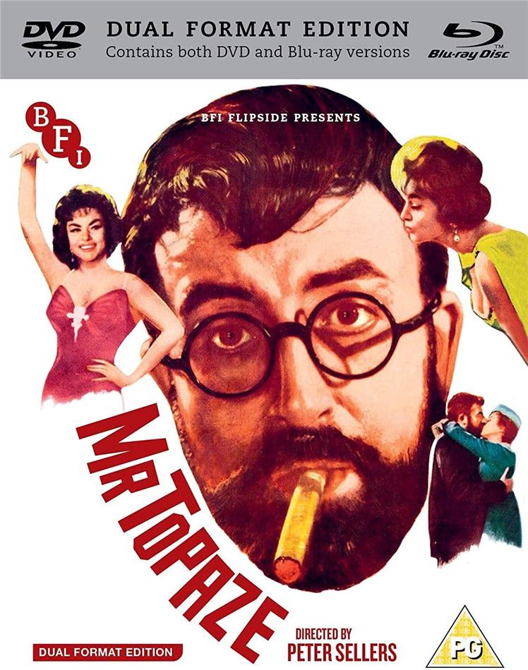Mr Topaze (1961) DualDisc, s/w, Blu-ray + DVD